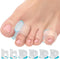 5 STARS UNITED Toe Spacers for Men & Women – 4 Big and 2 Pinky Gel Separators for Overlapping & Curled Toes, Bunions, Alignment - Diabetic Foot Ca...