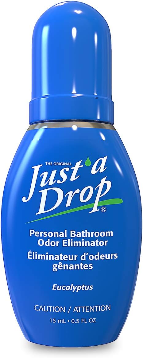 JUST A DROP - Before-You-Go Toilet Odor Eliminator – Truly Incognito Light Scent (0.5 fl. oz. - 1 Pack)...