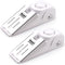 3 Pack Door Stop Alarm, Door Stopper with 120DB Security Alarm, Floor Wedge Door Stop Siren, Door Security Devices for Traveling, Apartment, Hotel...