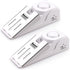 3 Pack Door Stop Alarm, Door Stopper with 120DB Security Alarm, Floor Wedge Door Stop Siren, Door Security Devices for Traveling, Apartment, Hotel...