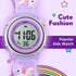 L LAVAREDO Kids Watches Girl Watches Ages 3-12 Sports Waterproof 3D Cute Cartoon Digital 7 Color Lights Wrist Watch for Kids...
