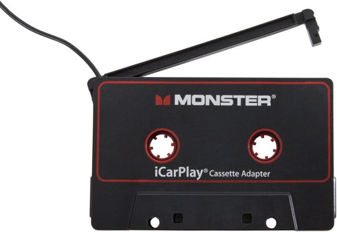 Monster MBL 800 CAS-ADPT V2 WW High Performance 800 Cassette Adapter to 1/8" Mini 3 Feet...