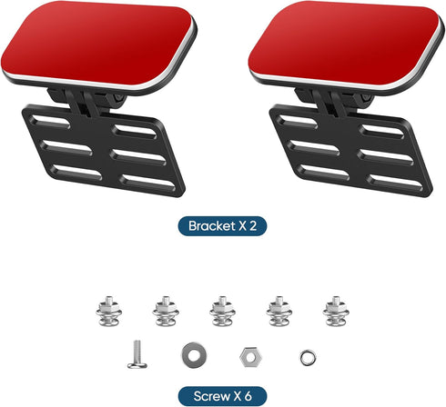 Universal Rear Camera Mount,(Adhesive-2PCS) Backup Camera Bracket Rear Dash Cam Windshield Mount, Car Rear Camera Backup Camera Holder,Rear View M...