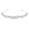 EVER FAITH Bridal Headpiece Accessory Crystal Cream Simulated Pearl Wedding Headband Clear Silver-Tone...