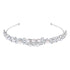 EVER FAITH Bridal Headpiece Accessory Crystal Cream Simulated Pearl Wedding Headband Clear Silver-Tone...