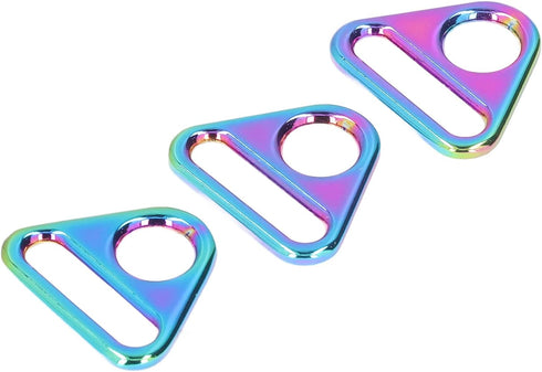 1 Inch Metal Adjustable Buckle Colorful Lightweight Portable Alloy Material Purse Hardware Hand DIY Accessories for Making Handbag Backpack Luggag...