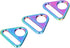 1 Inch Metal Adjustable Buckle Colorful Lightweight Portable Alloy Material Purse Hardware Hand DIY Accessories for Making Handbag Backpack Luggag...