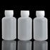 50Pcs 50ml PE Plastic Empty Small Mouth Graduated Lab Chemical Container Reagent Bottle Sample Sealing Liquid Medicine Bottles, Plastic Bottles, S...