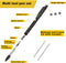 YouOKLight Multi tool pen set, gift tool pen, multitool pen for men, 9 in 1 pen multitool, ruler (Metric, Imperial), screwdriver (flat, cross), bo...