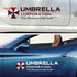 Umbrella Corporation Car Window Decals Auto Residen t Evi l Biohazard Vinyl Stickers for Car Motorcycle Truck Wall Laptop 1 Pair(Style I-white-19....