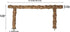 Large Bird Perch Stand, Natural Pepper Wood Bird Parrot Stand Branch, Wooden Bird Supply, Birdcage Accessories for Parrot Parakeet Cockatiels Conu...