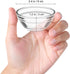 Set of 10 Mini Prep Bowls, 2.36 Inch Small Glass Bowls, Stackable Clear Pyrex Prep Mixing Bowls for Prep, Dessert, Dips, Nut and Candy Dishes, Dis...