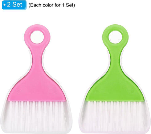 PATIKIL 5.9" x 3.78" Diamond Painted Brush with Funnel, 2 Set Plastic Diamond Painted Accessories Tools for DIY Art Craft, Green Pink...