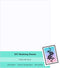 30 Sheets Masking Paper Sheets Low Tack 5X7 Inch Reusable Adhesive Backing Washi Paper Ultra-Thin for Positioning Stamps,Card Making...