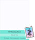 30 Sheets Masking Paper Sheets Low Tack 5X7 Inch Reusable Adhesive Backing Washi Paper Ultra-Thin for Positioning Stamps,Card Making...