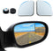 2 PCS Car Rearview Blind Spot Mirror, Adjustable High-definition Fan-shaped Mirror, Frameless Wide-angle Convex Mirror, Universal Auxiliary Mirror...