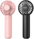 2-Pack Handheld Fan Portable Fan for Travel 3 Speeds Powerful Mini Fan Battery Operated Personal Fan USB Small Fan with Base Lanyard for Beach Tri...