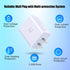 USB Wall Charger Block, Costyle 5 Pack 30W Dual Ports USB Quick Fast Charger 3.0 & 5V 2.4A Fast Charging Block Compatible Samsung Galaxy S10 S9 S8...