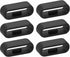 Fastener Rings Compatible for Garmin vivosport/Approach X10,X40/Forerunner 255S,265S,45S/Venu 2S,3S/Vivoactive 4S Bands Black Rubber Replacement S...