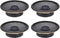 uxcell 0.5W 8 Ohm DIY Magnetic Speaker 50mm Dia Round Shape Replacement Loudspeaker 4pcs...
