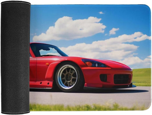 Large Mouse Pad Gaming Cool S2000 Jdm Red Sport Car Desk Mat Long Big Mousepad Extended Keyboard Computer Pad Office Desk Organizers and Accessori...