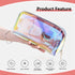 Holographic Makeup Bag Iridescent Cosmetic Pouch Clear Waterproof Portable Travel Cosmetic Pouch TPU Zippered Toiletry Organizer bag for Women 3PC...