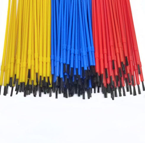 150pcs Plastic Paint Brushes Set Acrylic Paint Brushes Watercolor Brushes Colorful Detail Painting Kit Art Supplies for Kids Educational & Learnin...