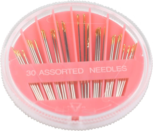 Hekisn 60pcs Premium Hand Sewing Needles, 2Pack 6 Sizes 30-count Assorted Sewing Needles, Stitching Needles for Hand sewing repair?Sewing Sharp Ne...