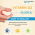 Puregen Labs Vitamin D3 50,000 IU (1250 mcg) 100 Weeks Supply for Healthy Muscle Function, and Immune Support, Non-GMO, Gluten Free 100 Vegetable ...