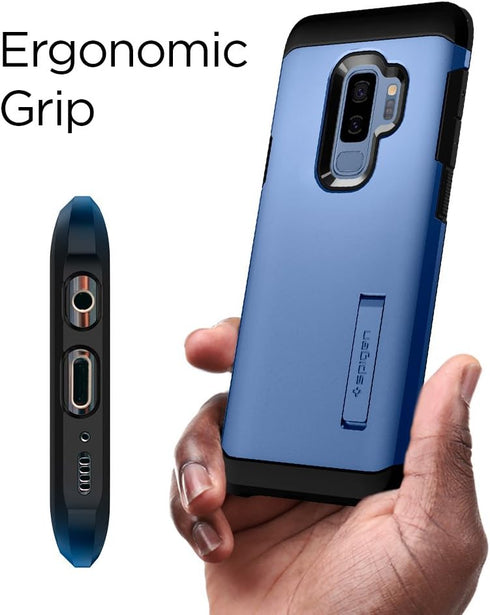 Spigen Tough Armor Designed for Samsung Galaxy S9 Plus Case (2018) - Coral Blue...