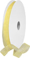 Morex Ribbon 1401.03/50-605 Harmony Ribbon, Metallic, 5/8 inch by 50 yd, Maize, Item 1401.03/50-605,Maize...