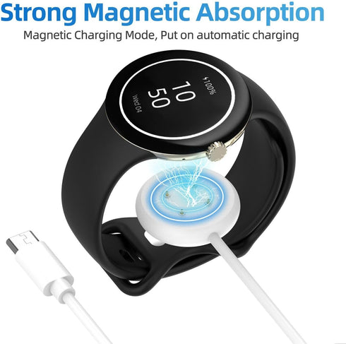 Compatible for Google Pixel Watch 2 Charger Replacement USB C Charging Cable Dock Stand for Pixel Watch 2 Smartwatch...