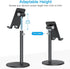 Cell Phone Stand, OMOTON Angle Height Adjustable Phone Holder, Aluminum Desktop Phone Holder Dock Stand for Desk, Compatible with iPhone 13/Mini/P...