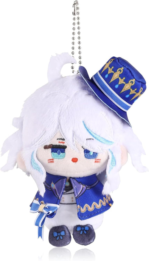 UTIEHD Anime Game GI Plush Keychains, Cute 4-Inch Collectible Doll - Compact Size for Bags and Keys for Fans (Furina)...