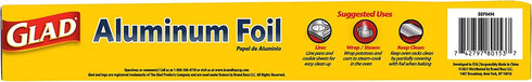 Glad Aluminum Foil, 60 Square Feet | Aluminum Foil For Grilling, Roasting, Baking...