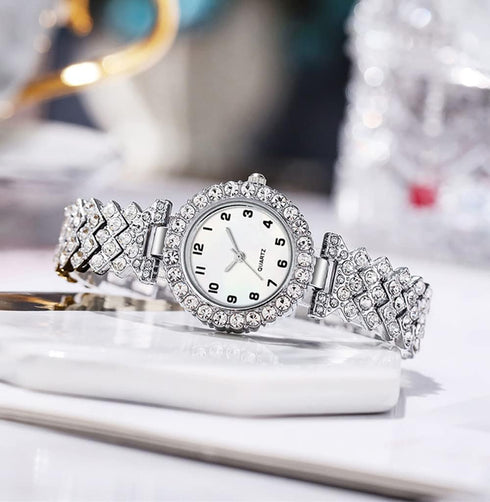 Luxury Women Wrist Watches Diamond Bracelet Watch Fashion Casual Quartz Watch Ladies Watch...