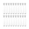 Othmro 100Pcs Clear Plastic Test Tubes with White Caps, 12mmx75mm Mini Test Tubes with Lids, for Jewelry Seed Beads Powder Spice Liquid Experiment...