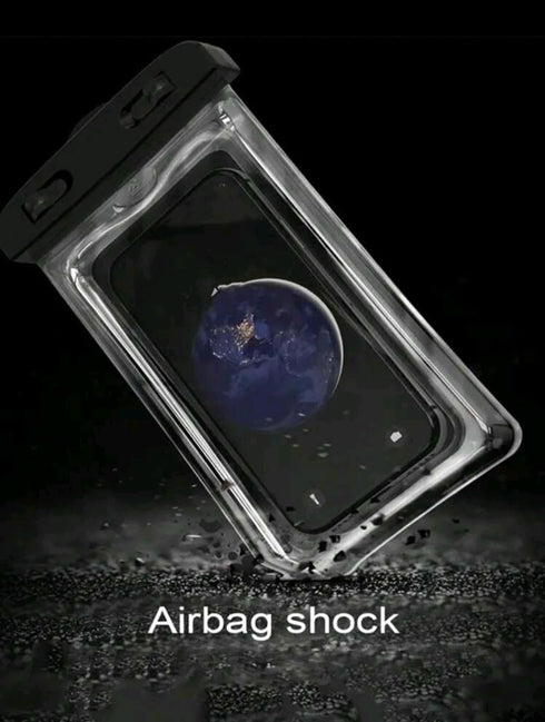 Sea,Sand&Sun Floating Waterproof Phone Case, Waterproof Cellphone Bag, Floatable, Waterproof Phone Pouch, Clear Design, Touch Screen, Beach Swim T...