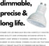 GoodBulb MR16 LED Light Bulb, 7-Watt (50W Equivalent) Dimmable, Energy Efficient Halogen Replacement, 5000K Daylight White, 500-Lumens, GU10 Base ...