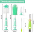 Baby Bottle Brush 4 in 1, Bottle Cleaner Brush Set, with 1P Nylon Bottle Brush Cleaner, 1P Bottle Cap Brushes, 2P Straw Brushes, Bottle Brush with...