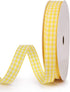 VIVIQUEN Pink Light Blue Yellow Gingham Ribbon, 3/8" Checkered Ribbon Plaid Ribbon, Picnic Craft Ribbon 100% Polyester for Sewing, Gift, DIY Craft...