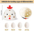 Egg Brush Cleaner, Silicone Egg Brush for Fresh Egg, Reusable Egg Cleaning Tools, Funny Shape Scrubbing Brush for Eggs...