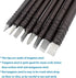 8pcs Tungsten Steel Soft Limestone and SlateStone Alabaster Carving Kit Engraving Carve Cutting Blade Chisel Tool Set for Stone Seal Graver...