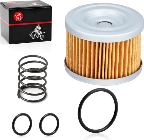 Oil Filter & Spring For Honda FourTrax 300 TRX300/FW TRX300EX TRX400EX Rancher 350 Foreman 400 450 500 520 Racher 420 Pioneer 500 520...