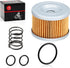 Oil Filter & Spring For Honda FourTrax 300 TRX300/FW TRX300EX TRX400EX Rancher 350 Foreman 400 450 500 520 Racher 420 Pioneer 500 520...