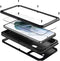 Marrkey for Galaxy S21 Case,Full Body Protective Cover Heavy Duty Shockproof Tough Armour Aluminum Alloy Metal Case with Silicone Built-in Screen ...