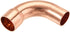 MECCANIXITY 90 Degrees Elbow Copper Pipe Fitting Short Turn Brazing Connection 3/4 Inch ID for HVAC Cooling Solar Equipment...