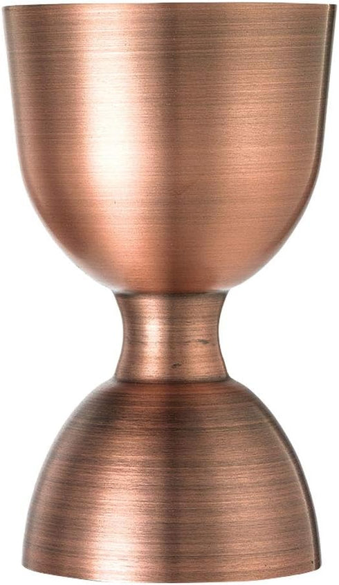 Barfly M37006ACP Heavy-Duty Straight Rim Bell Jigger, 1 oz x 2 oz, Antique Copper...