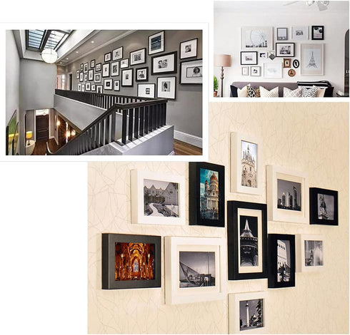 Wolfride 30pcs Flush Mount Brackets Flush Mount Frame Picture Hangers Interlocking Hanger Bracket Wall Mount Hardware...