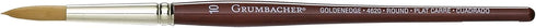 Grumbacher Goldenedge Golden Toray Round Watercolor Brush, Synthetic Bristles, Size 10 (4620.10)...